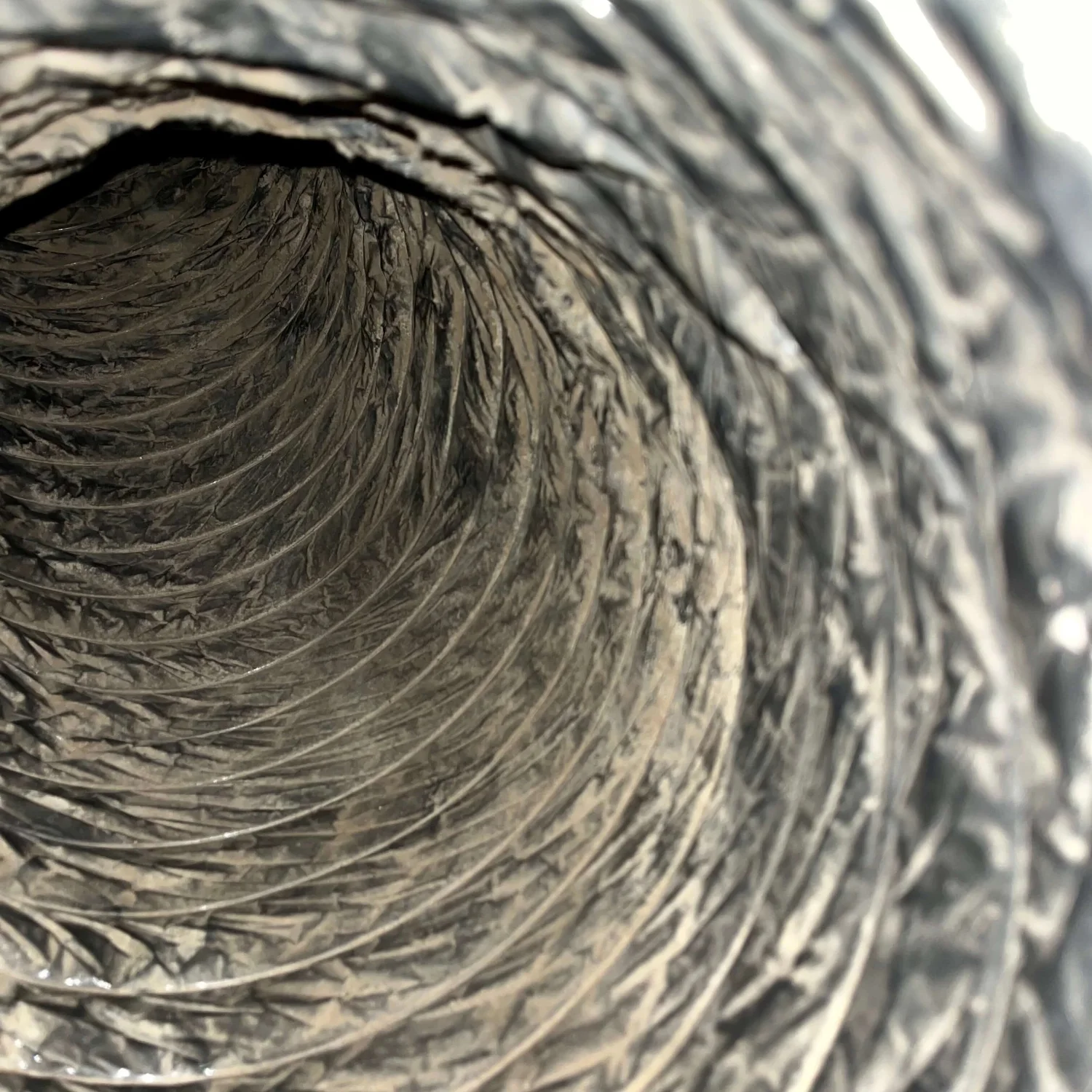 Air duct interior after Moore Air Care service